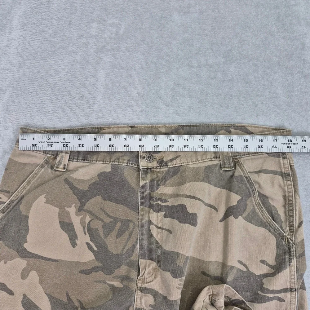 Wrangler Authentic Issue Mens 36x30 Desert Camo Cargo Pants 70LEWCG Cotton